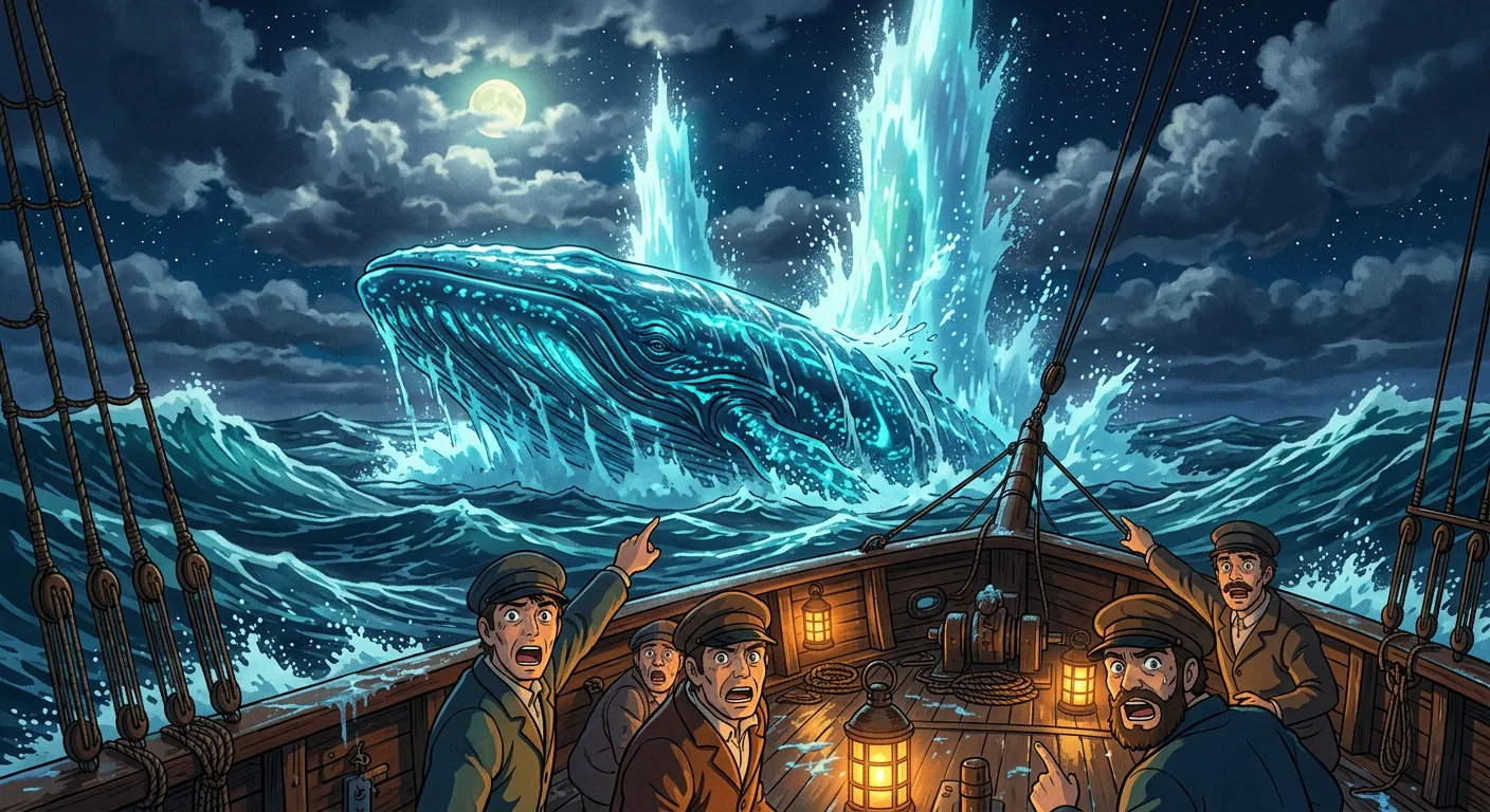 The Ocean's Mysterious Leviathan Awakens illustration