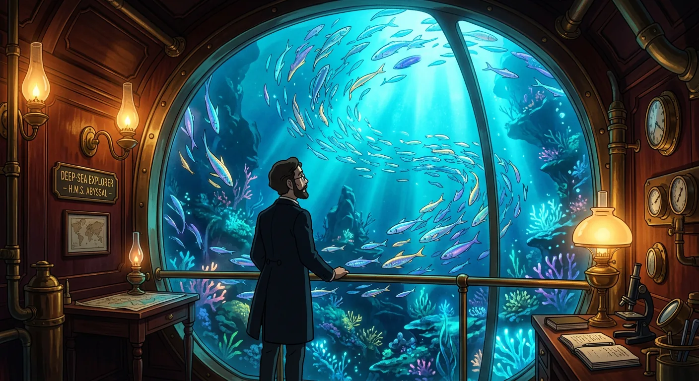 Charting the Pacific's Warm Current illustration