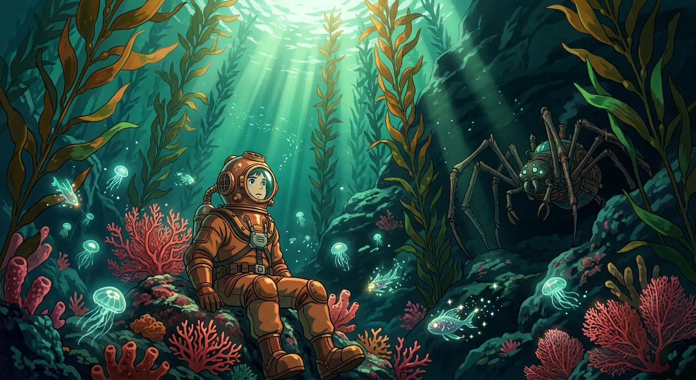 Wonders of the Underwater Wilderness illustration