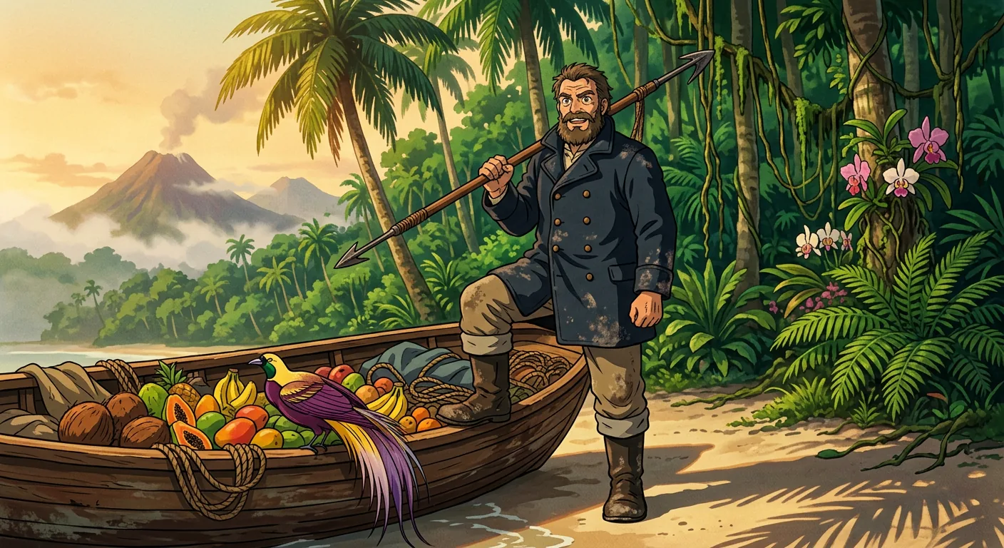 Tropical Bounty and Forest Treasures illustration