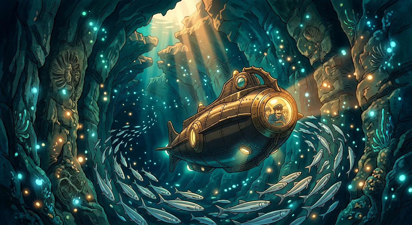 Passage Through Ancient Waters illustration