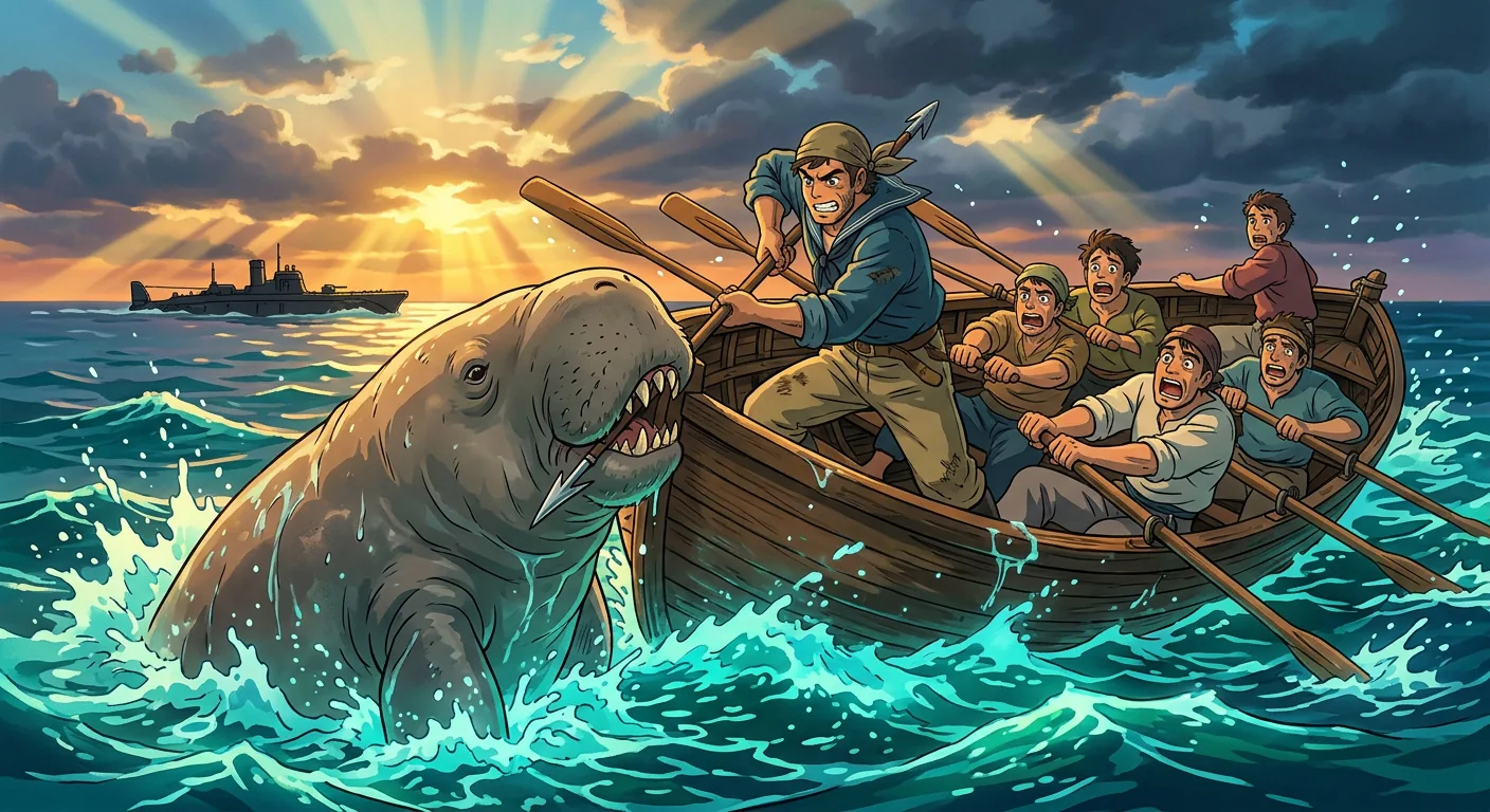 The Dugong Hunt in the Red Sea illustration