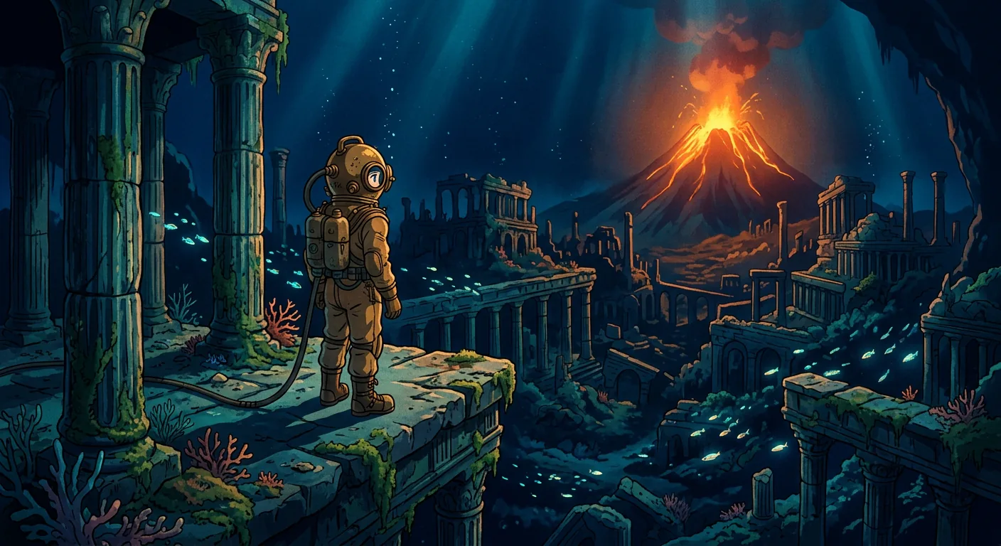 The Atlantic's Sunken Secrets illustration