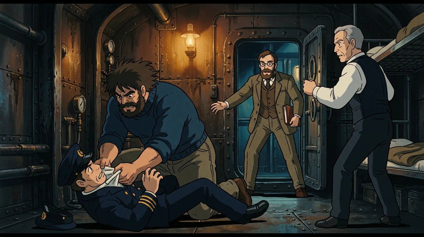 Captives Await Air and Answers illustration