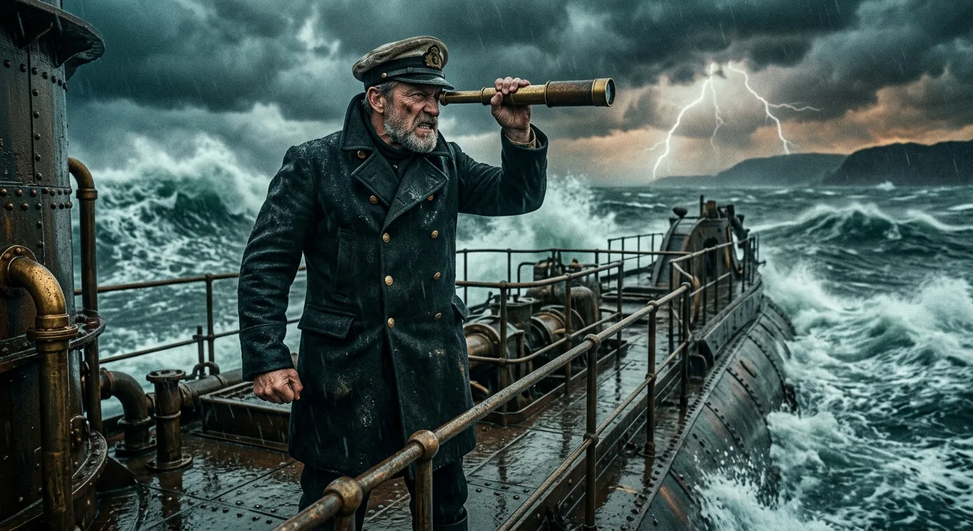 Drifting Through Phosphorescent Seas illustration