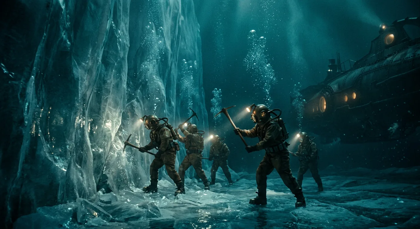 Trapped Beneath the Ice illustration