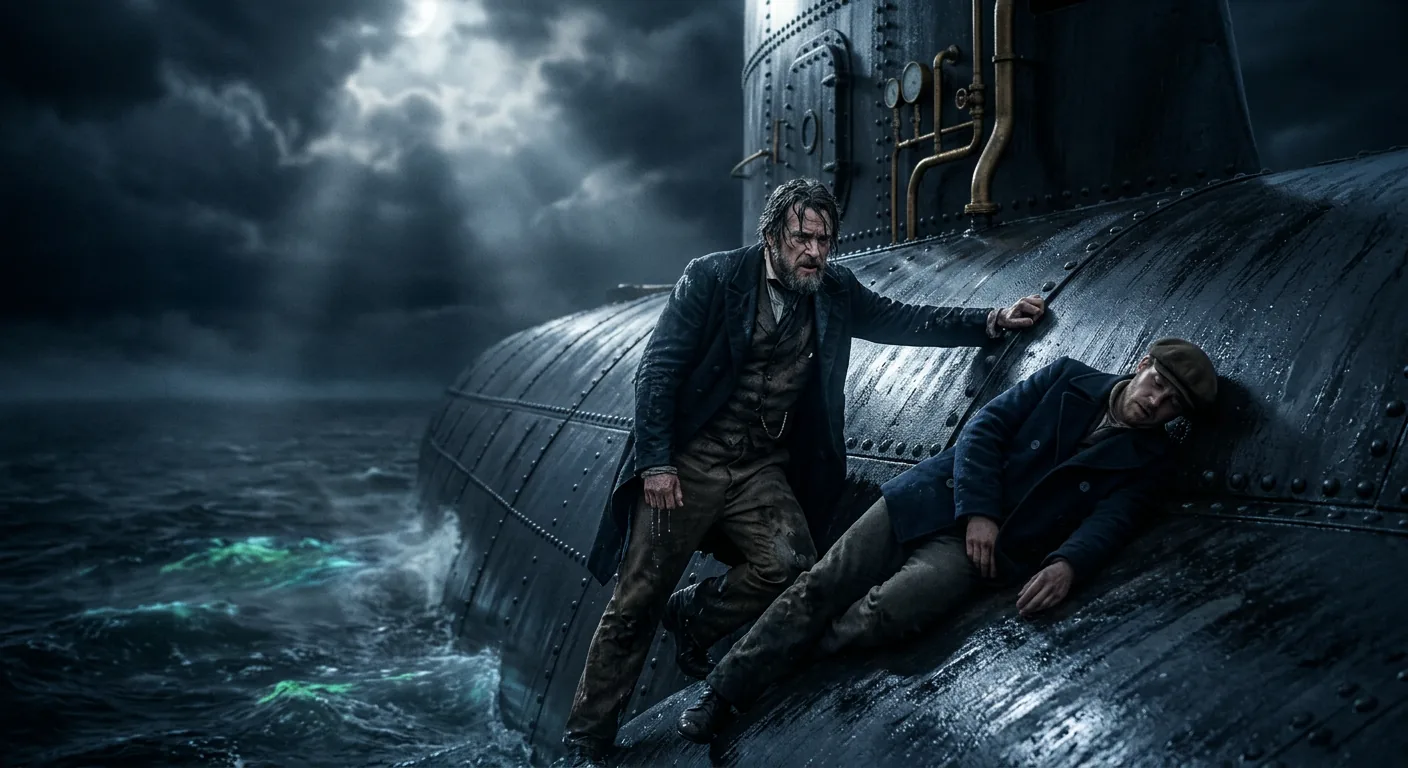 Adrift in Darkness With Conseil illustration