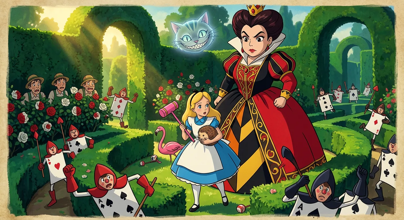 Painted Roses and Royal Fury illustration