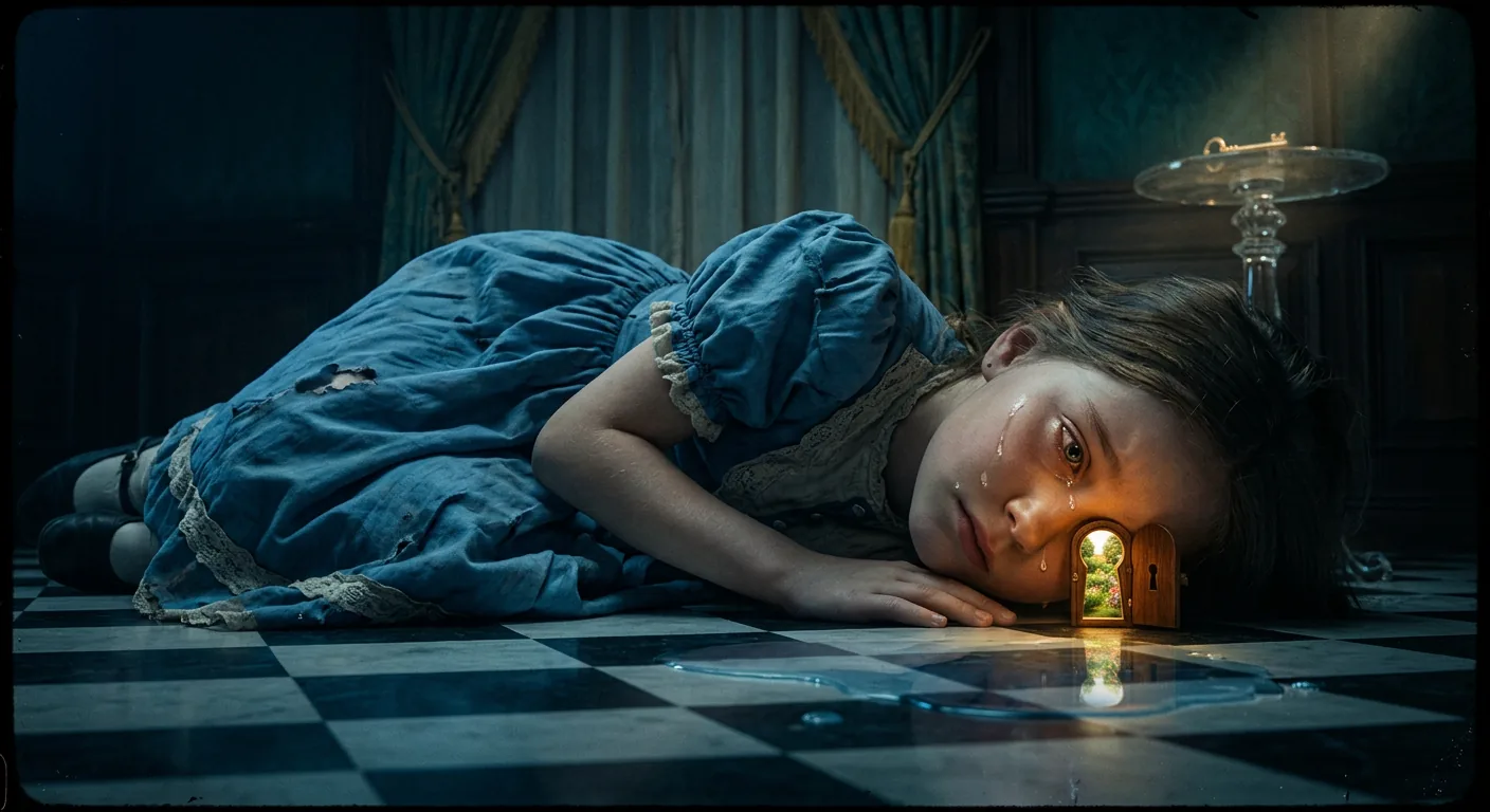 Growing and Shrinking Through Salty Tears illustration