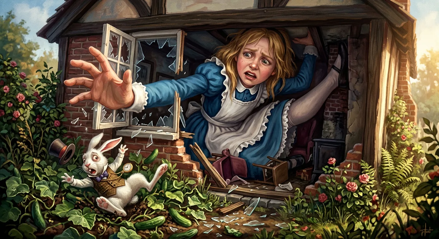 Too Large for the Rabbit's House illustration