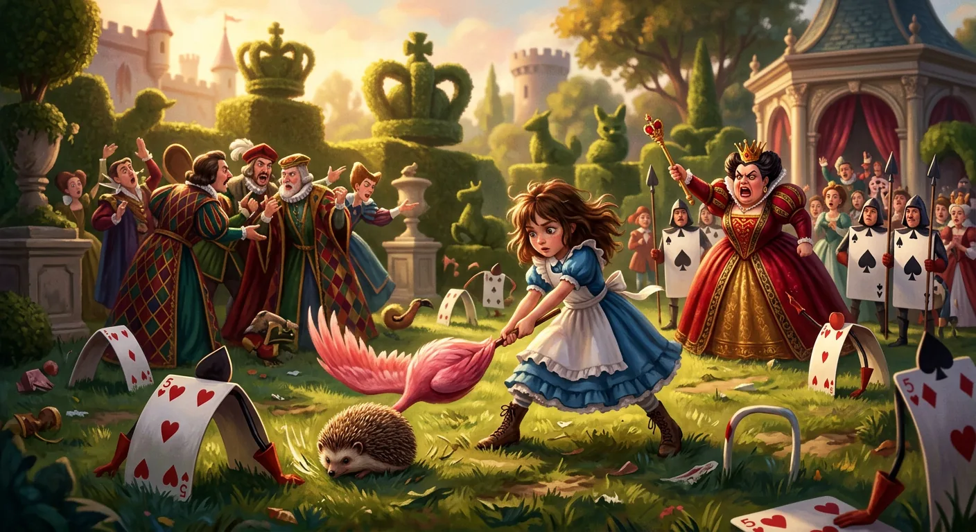 Painted Roses and Royal Fury illustration