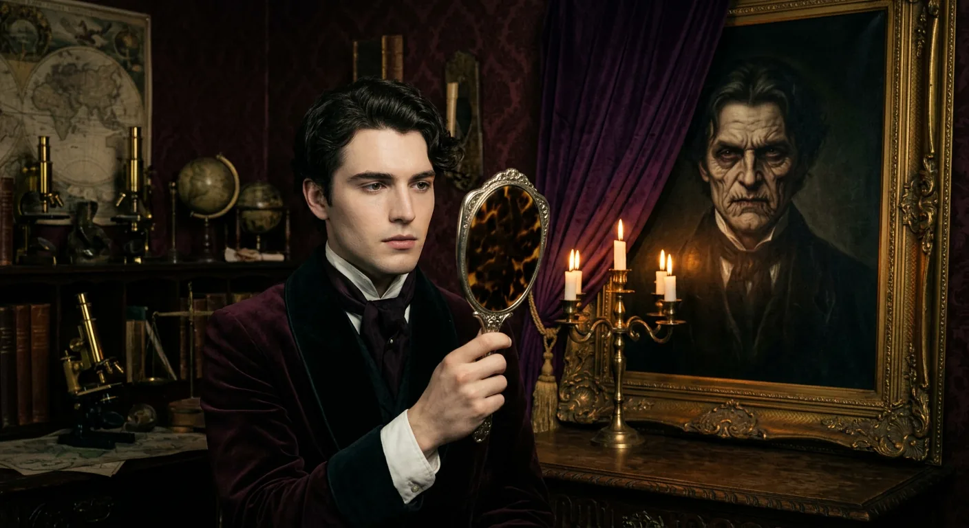 The Mirror and the Monster Within illustration