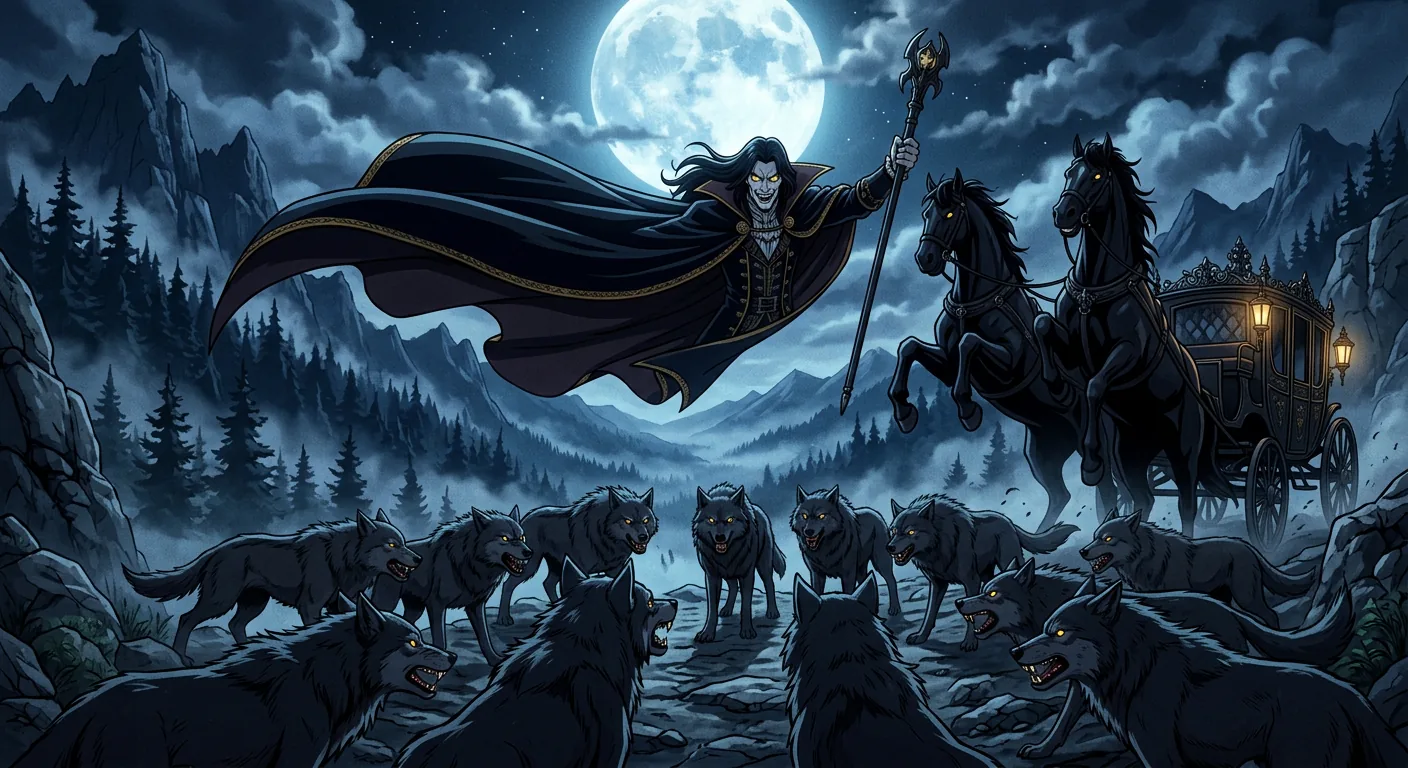 Eastward Into the Land of Superstition illustration