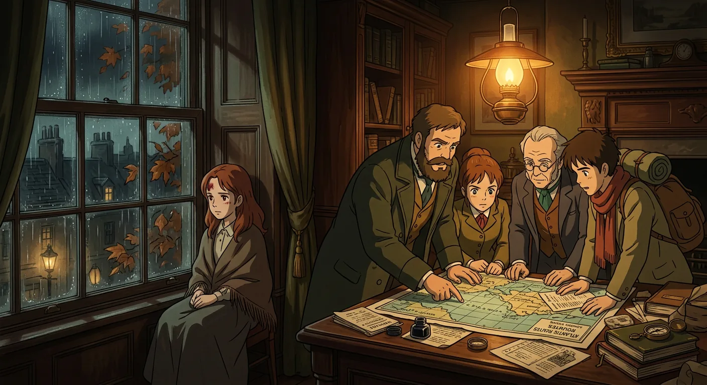 The Hunt Turns Toward Transylvania illustration