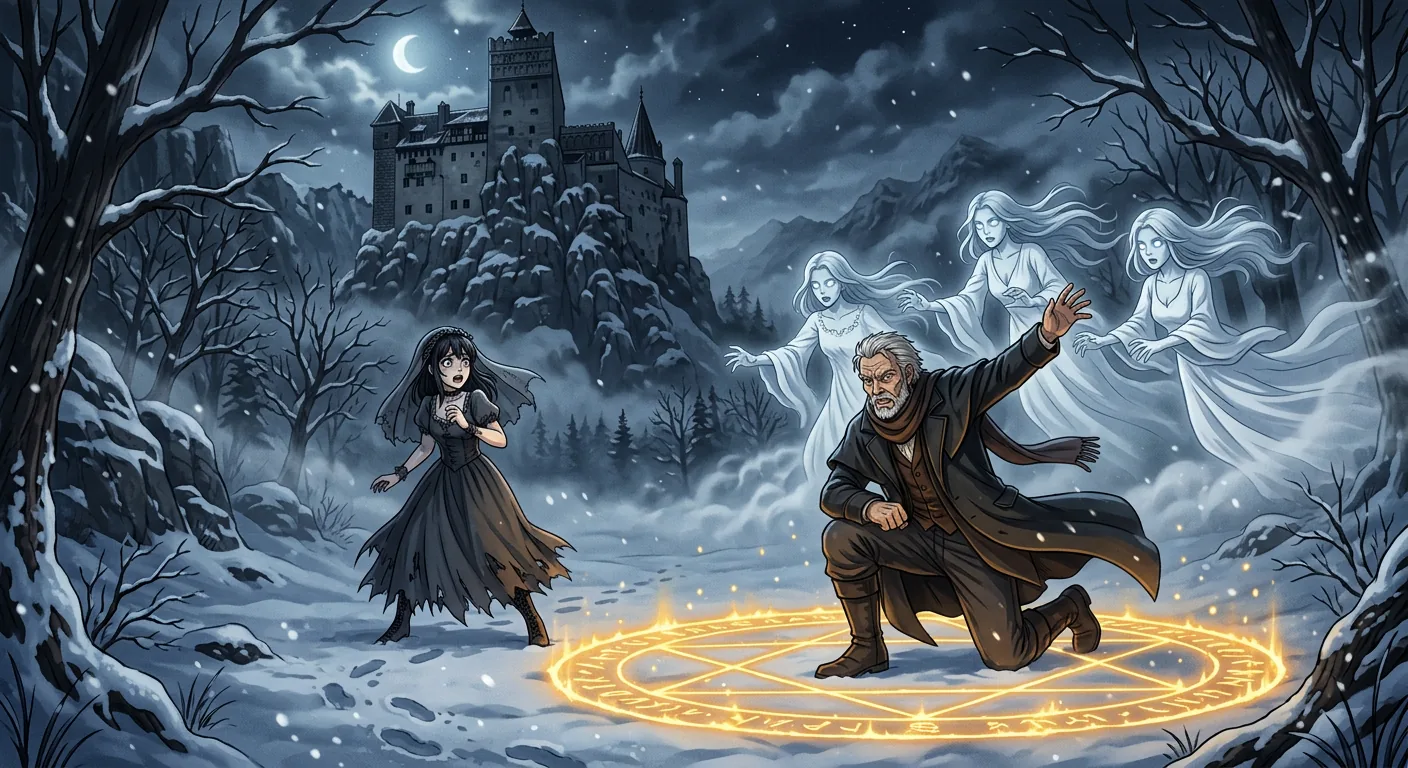 The Race to the Borgo Pass illustration