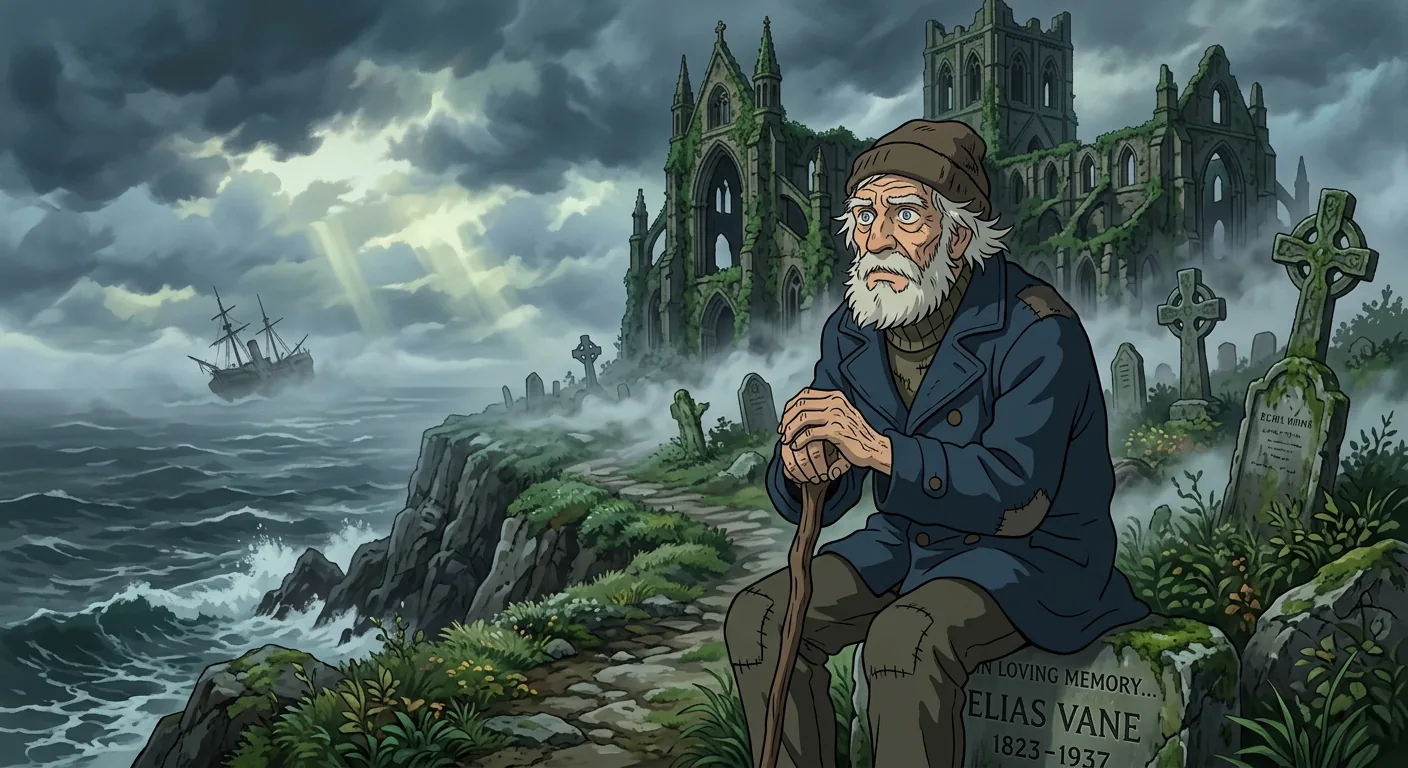 Whitby's Ruins, Legends, and Old Sailors illustration