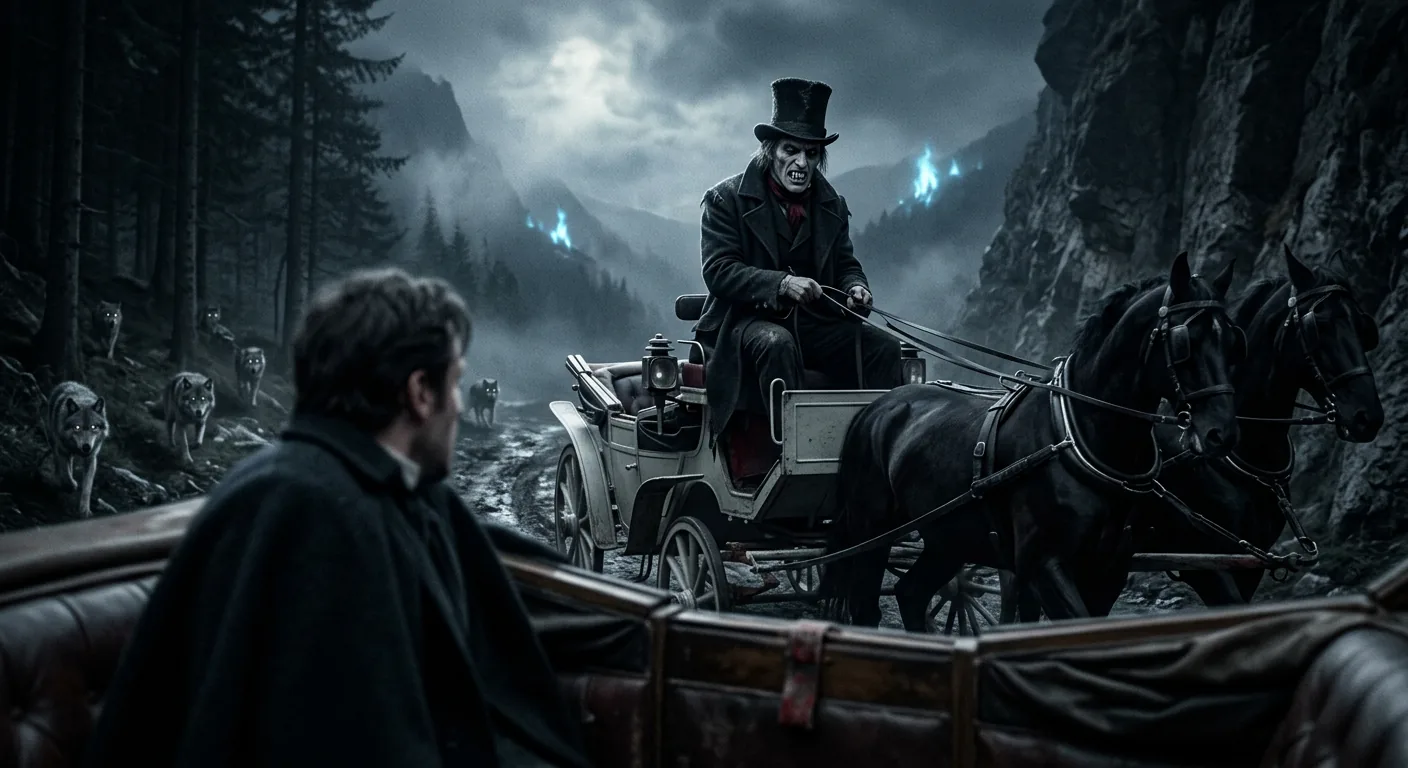 Eastward Into the Land of Superstition illustration