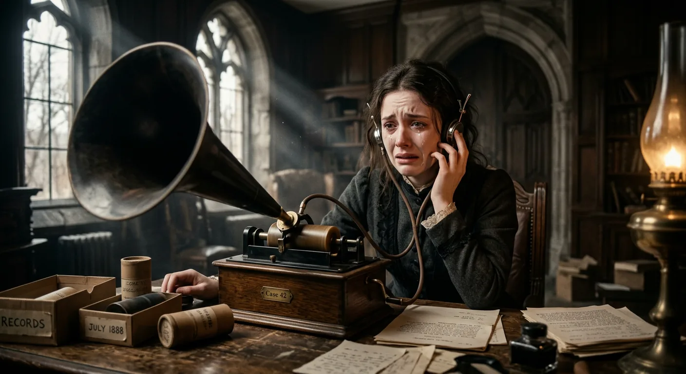 Diaries, Phonographs, and Shared Secrets illustration