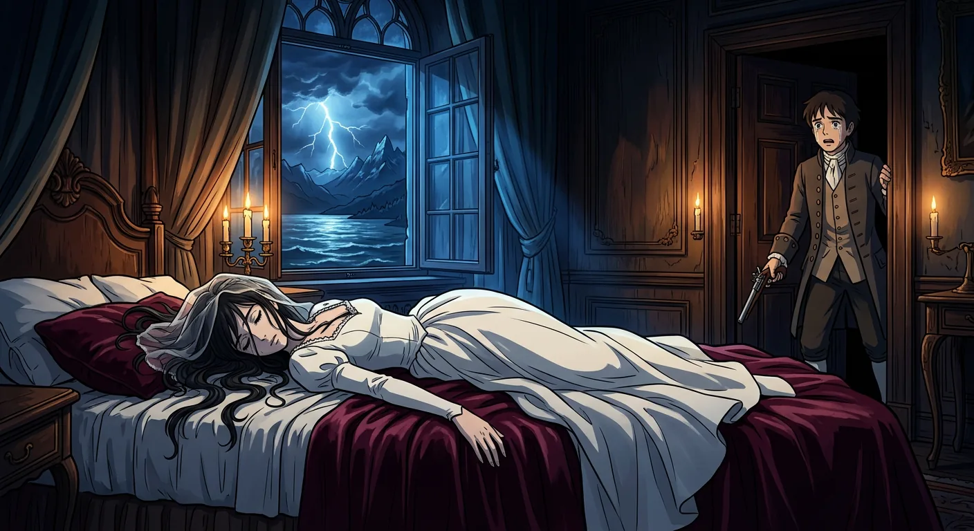 The Creature's Deadly Wedding Night Vengeance illustration