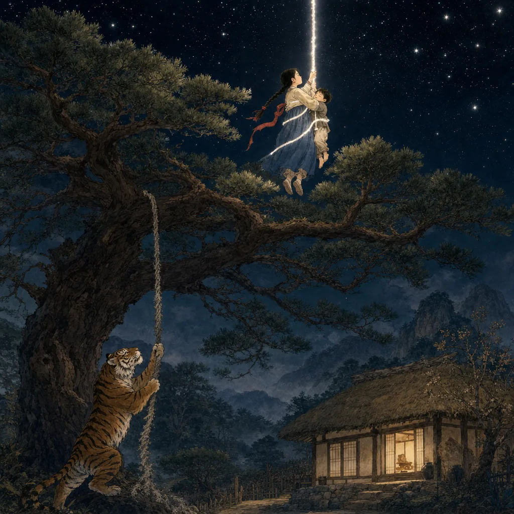Two Ropes from Heaven illustration