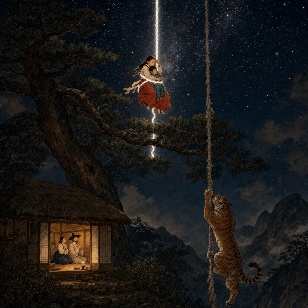 Two Ropes from Heaven illustration