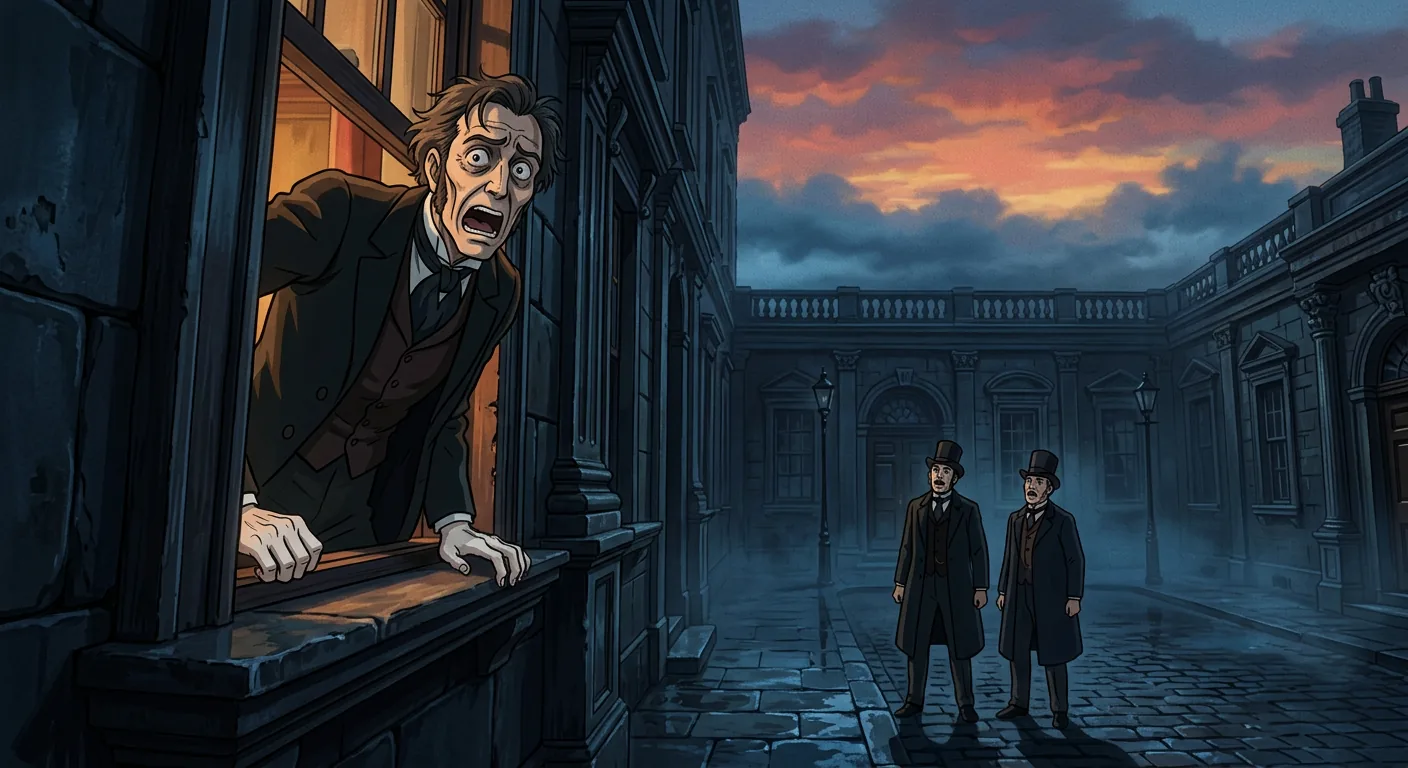 The Window's Glimpse of Horror illustration