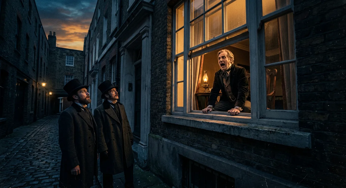 The Window's Glimpse of Horror illustration