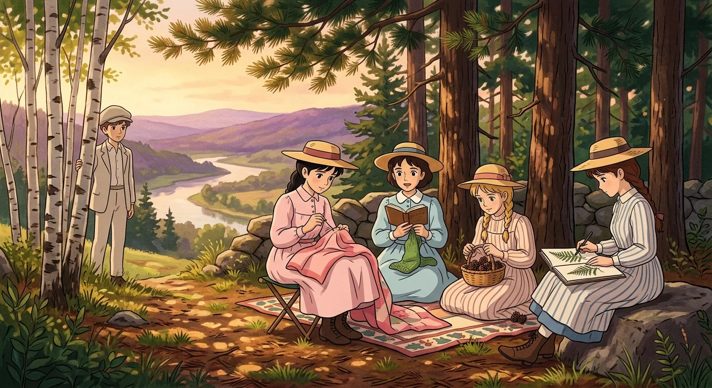 Dreams and Schemes in the Pines illustration