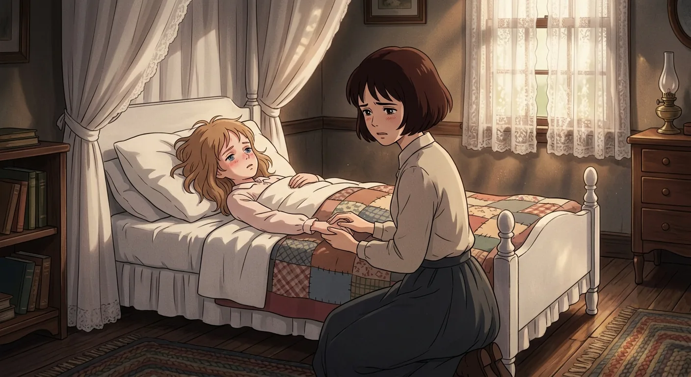 Beth's Quiet Devotion and Heavy Burden illustration