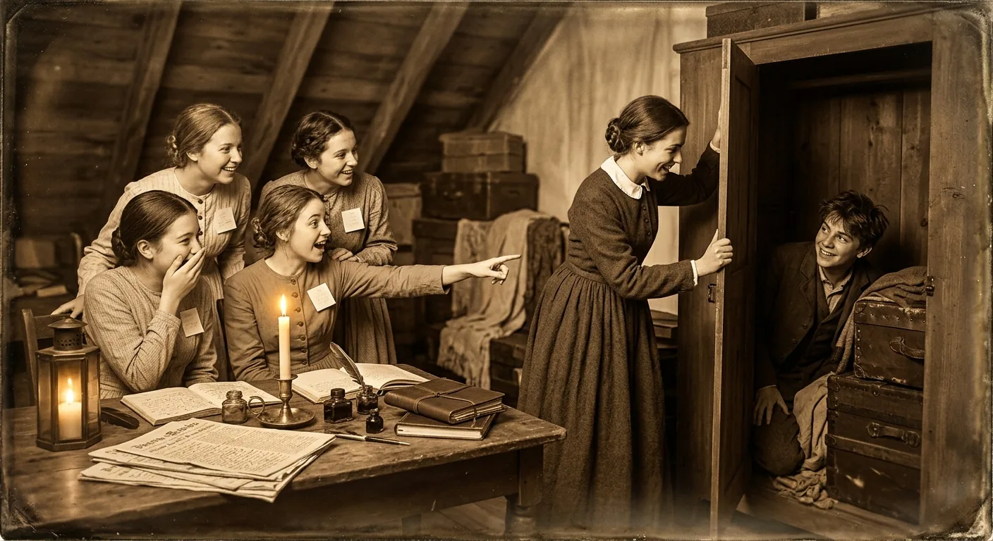 Sisters, Secrets, and the Pickwick Club illustration