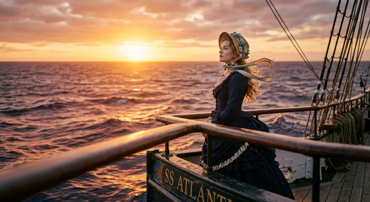 Across the Sea to England illustration