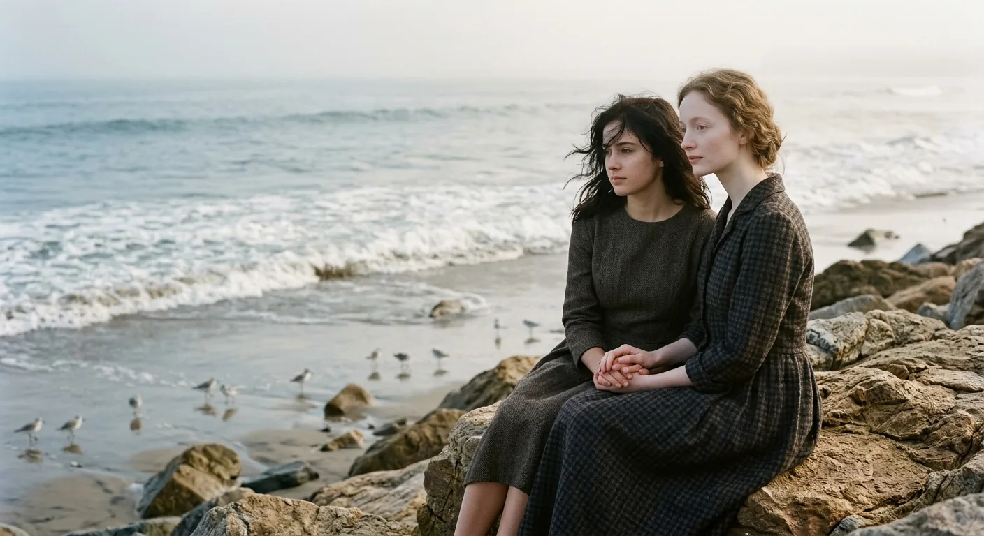 Drifting Away by the Sea illustration