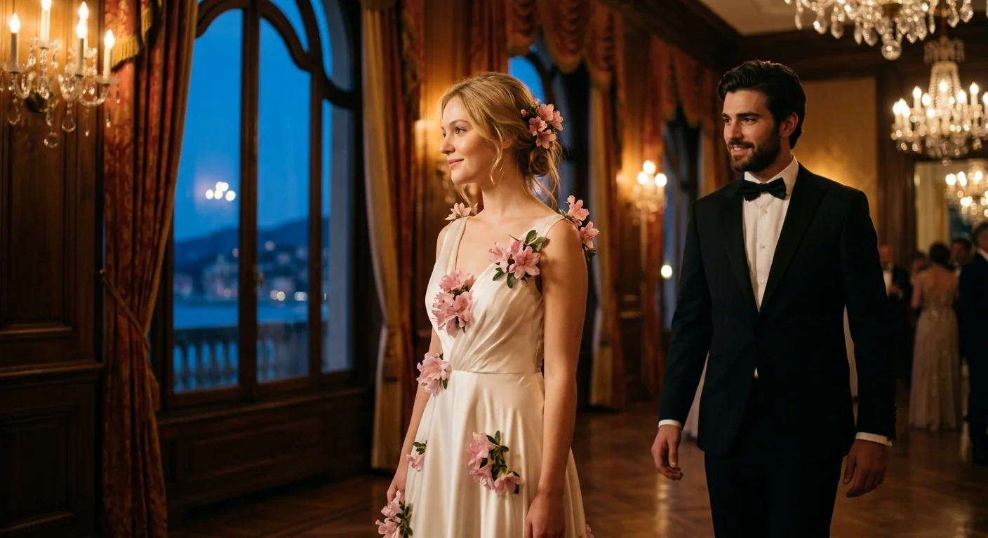 Amy and Laurie Reunite Abroad illustration