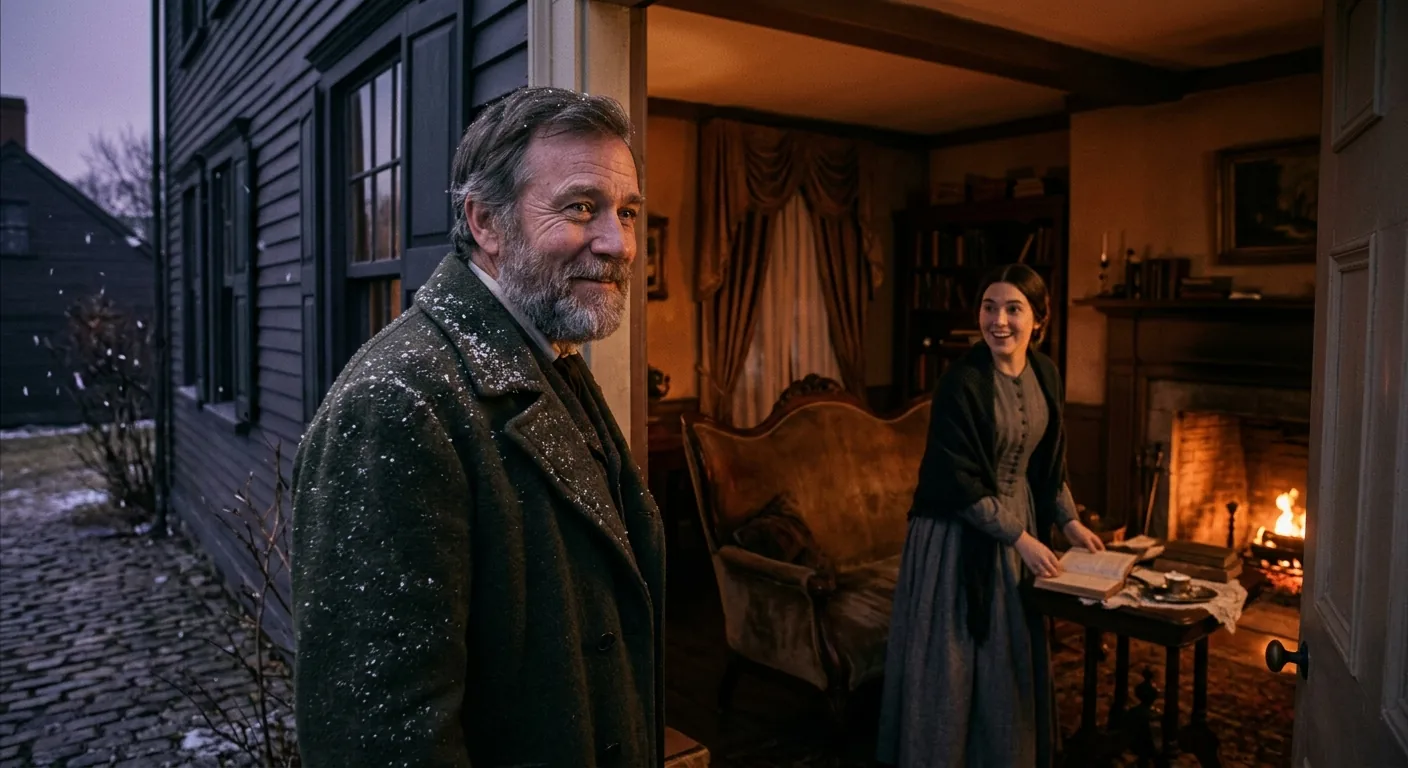 Laurie's Return and Joyful Revelation illustration