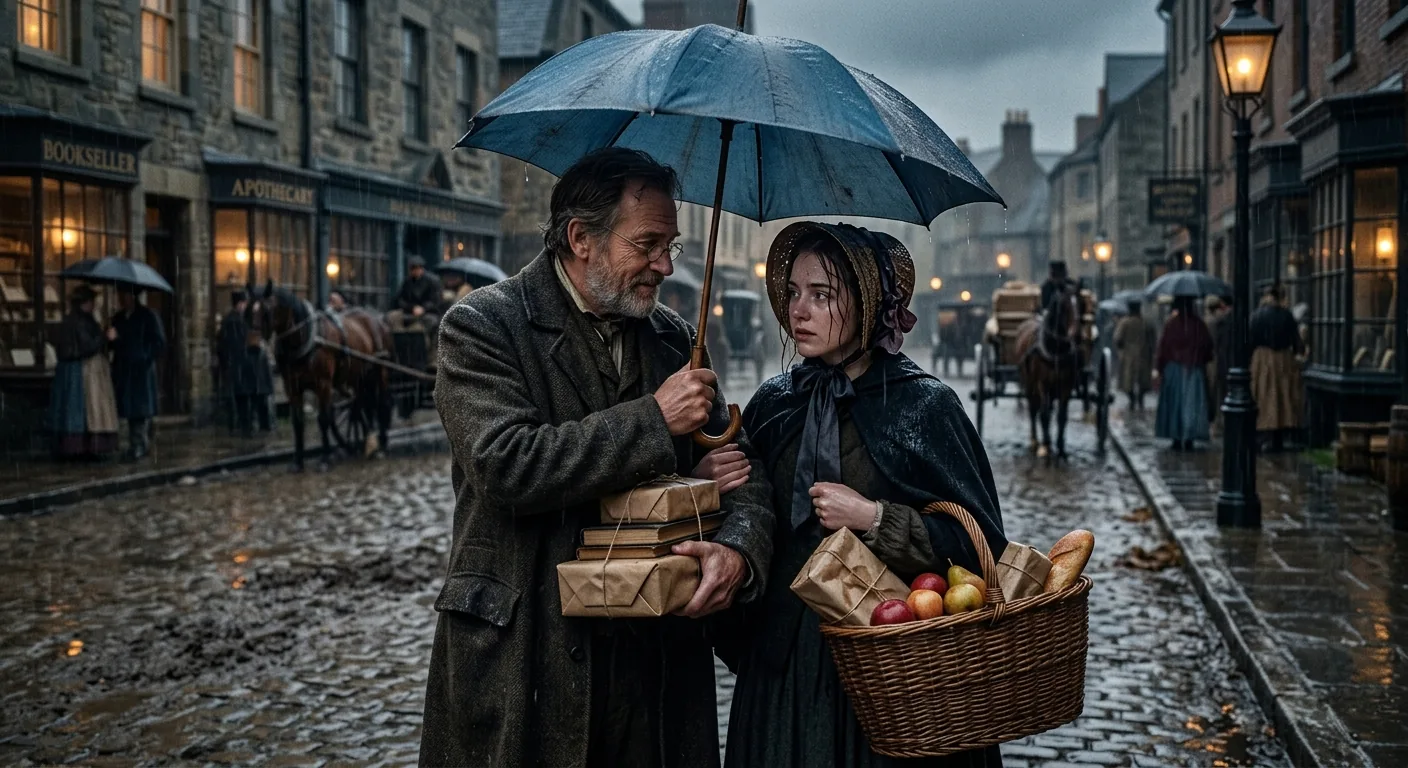 Under the Umbrella at Last illustration