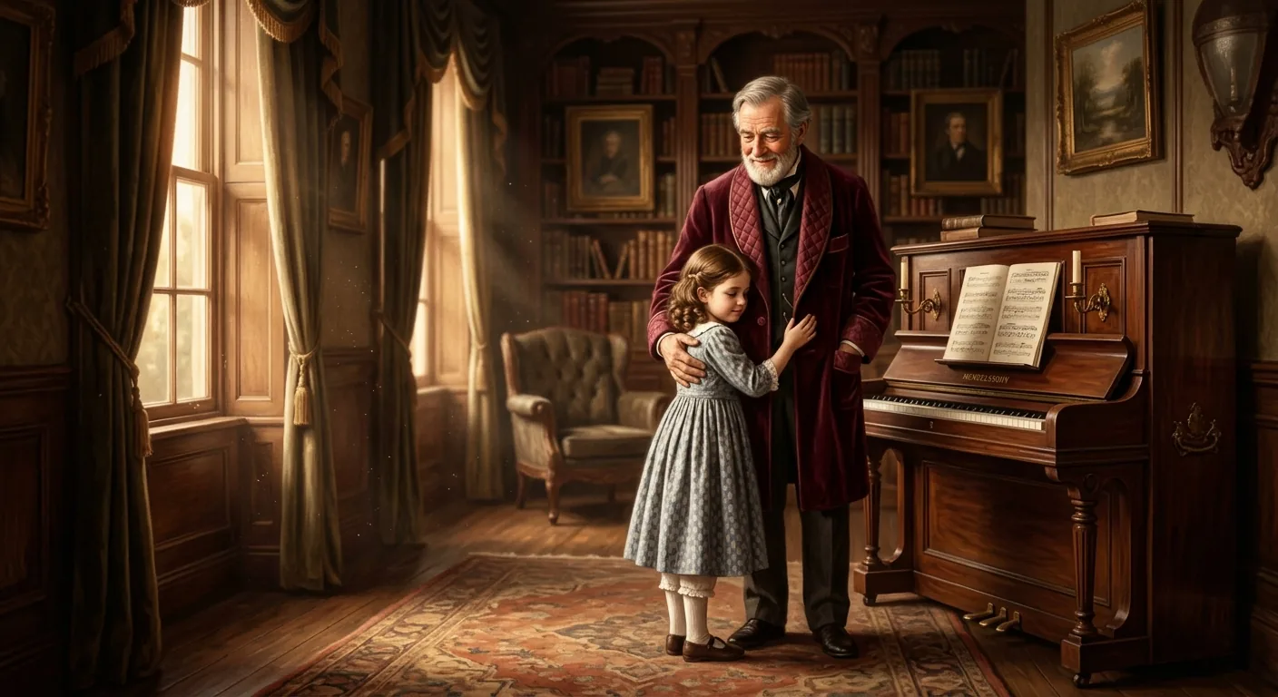 Beth's Courage and the Grand Piano illustration