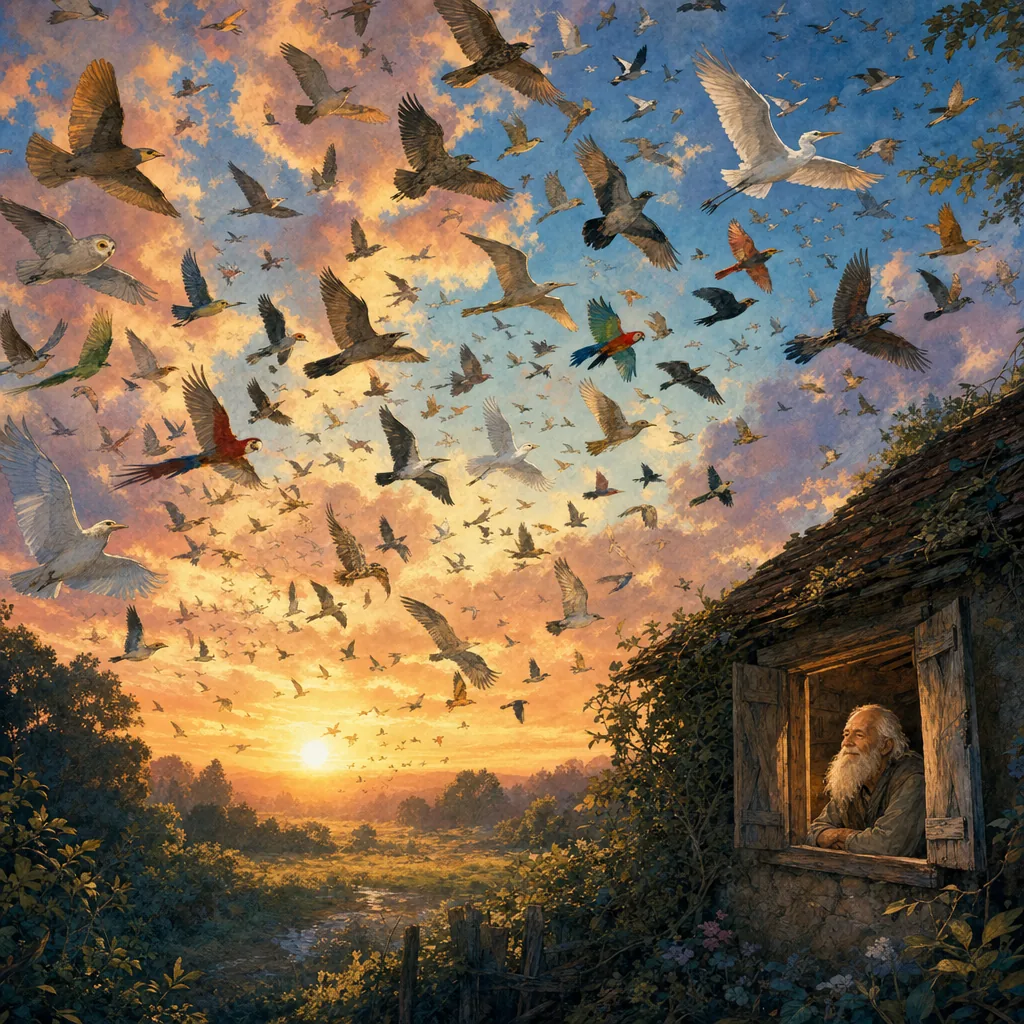 Departure illustration