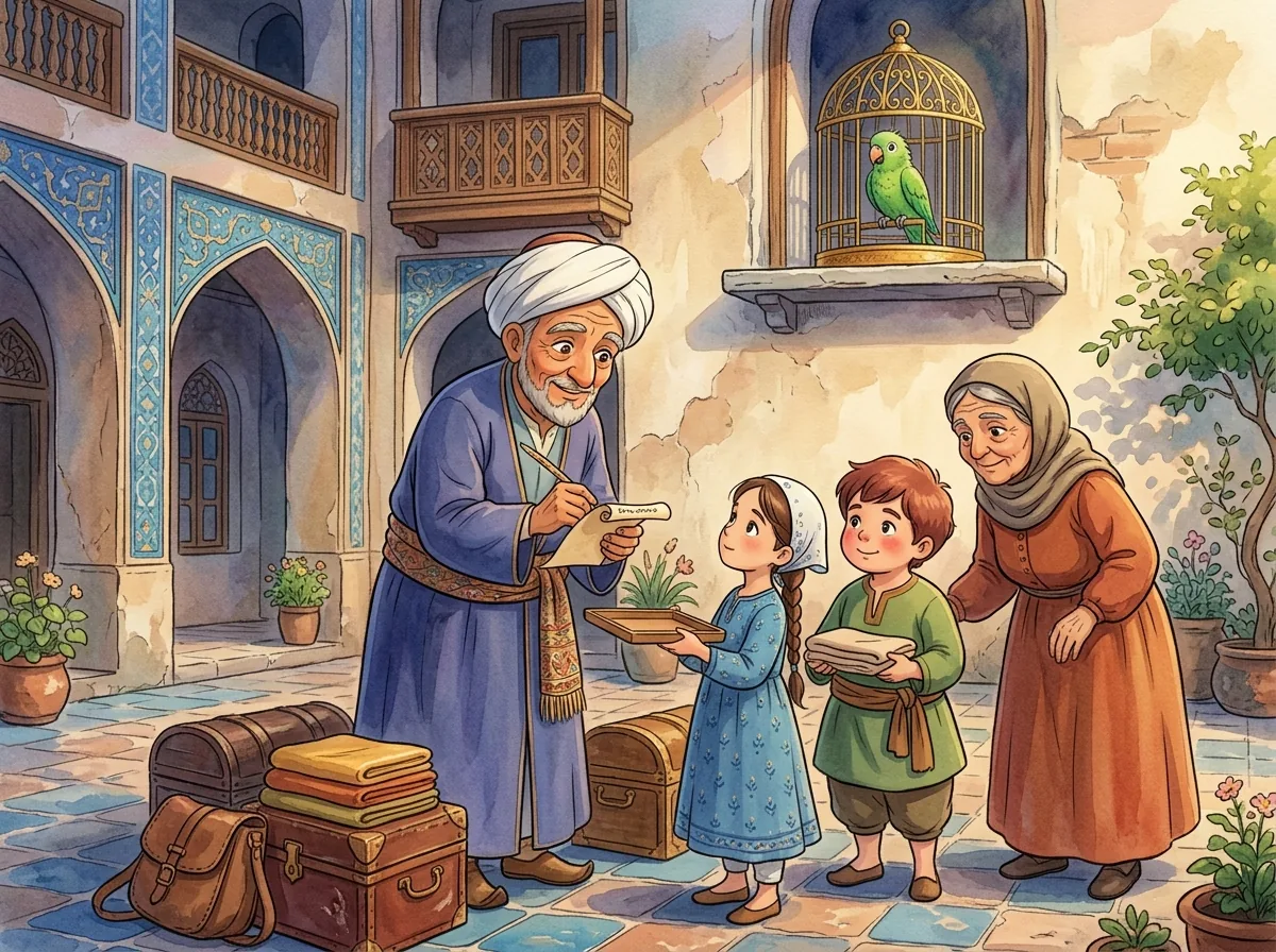 The Merchant Prepares for Hindustan illustration