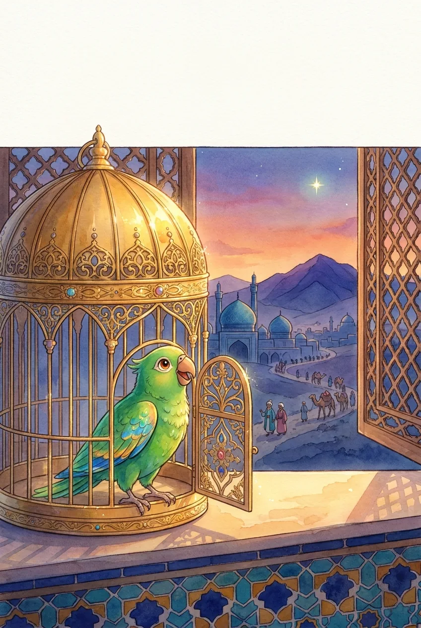 The Parrot and the Merchant cover