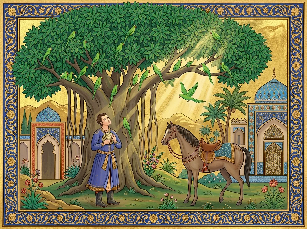 Among the Free Parrots illustration