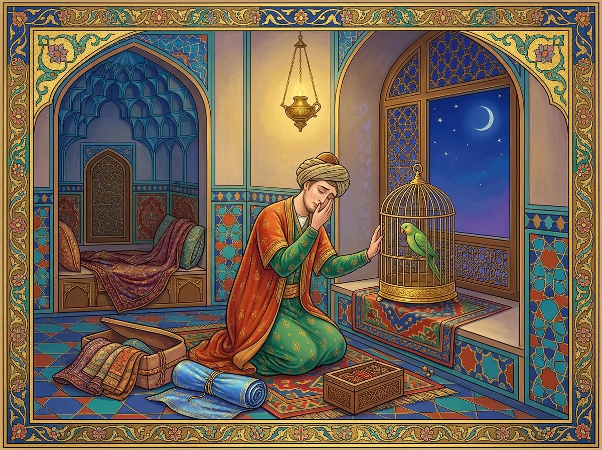 The Merchant Returns illustration