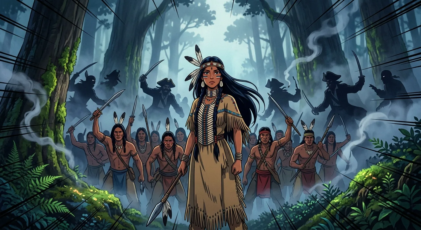 Treachery at the Piccaninny Camp illustration