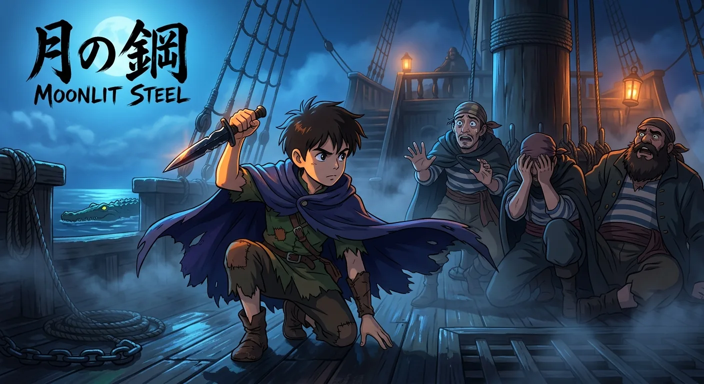 The Crocodile's Tick Becomes Peter's Weapon illustration