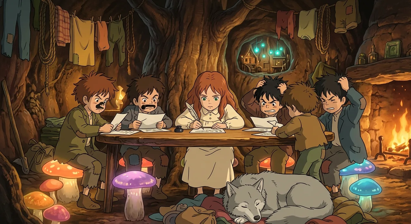 Wendy's Enchanted Domestic Underground illustration