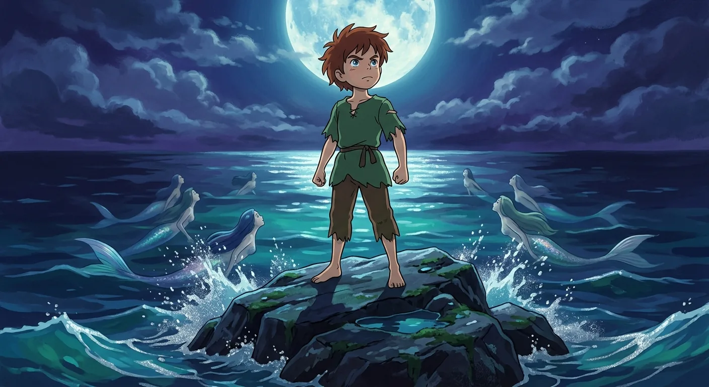 Shadows Stir the Singing Waters illustration