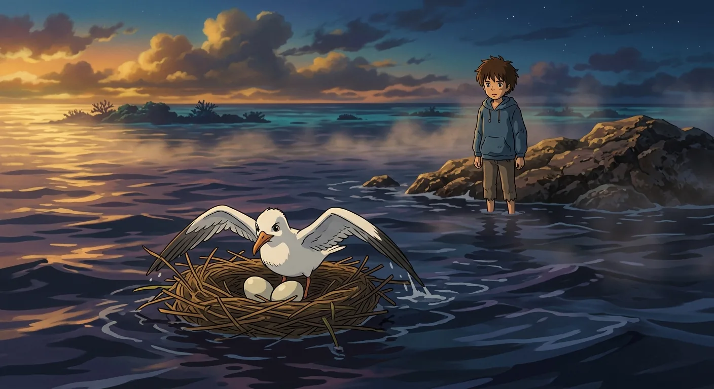 A Desperate Rescue on the Lagoon illustration