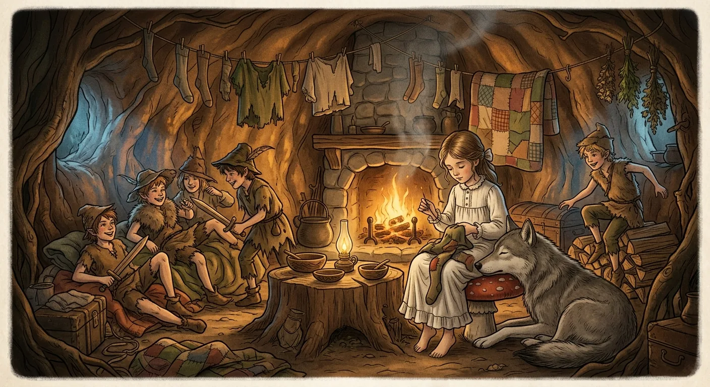 Wendy's Enchanted Domestic Underground illustration