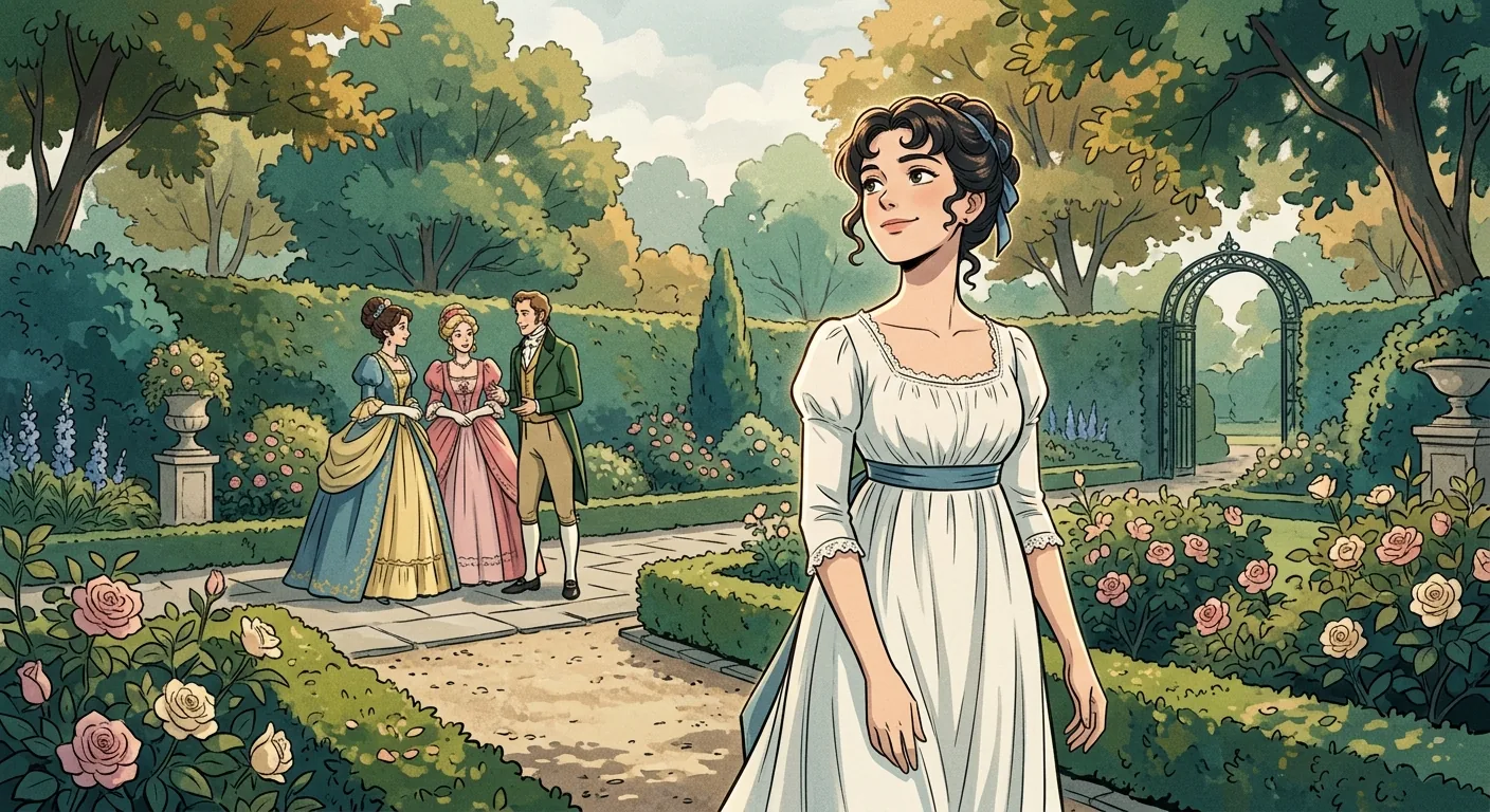 Wit and Words in the Drawing Room illustration