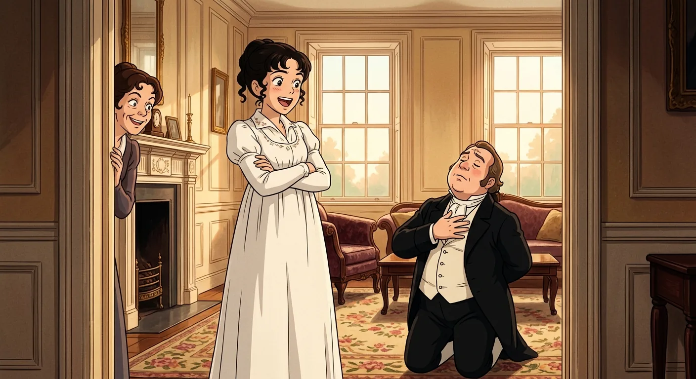 Mr. Collins Proposes with Methodical Certainty illustration