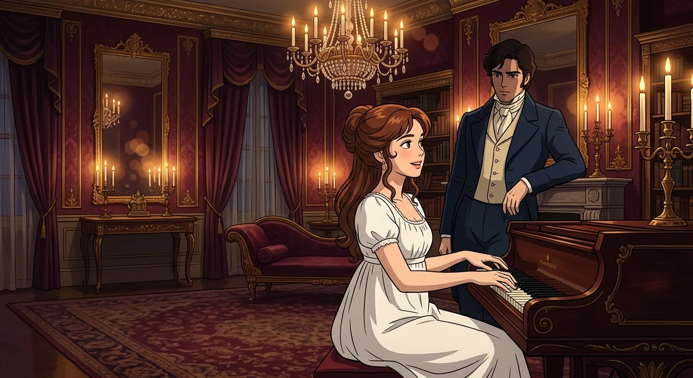 Sparring at the Pianoforte illustration